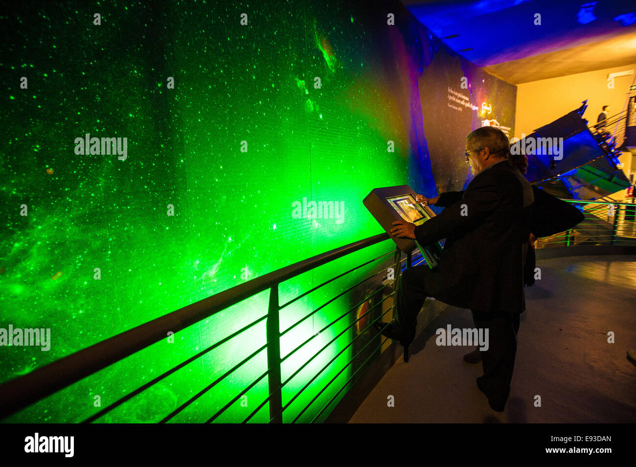 Italy Piedmont Turin Pino Torinese Inauguration of the new museum area of the Turin Museum Planetarium Astronomy and Space INFINI.TO 17th October 2014 Stock Photo