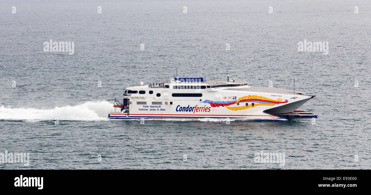 Condor Ferries Condor Rapide ferry of Jersey Stock Photo - Alamy