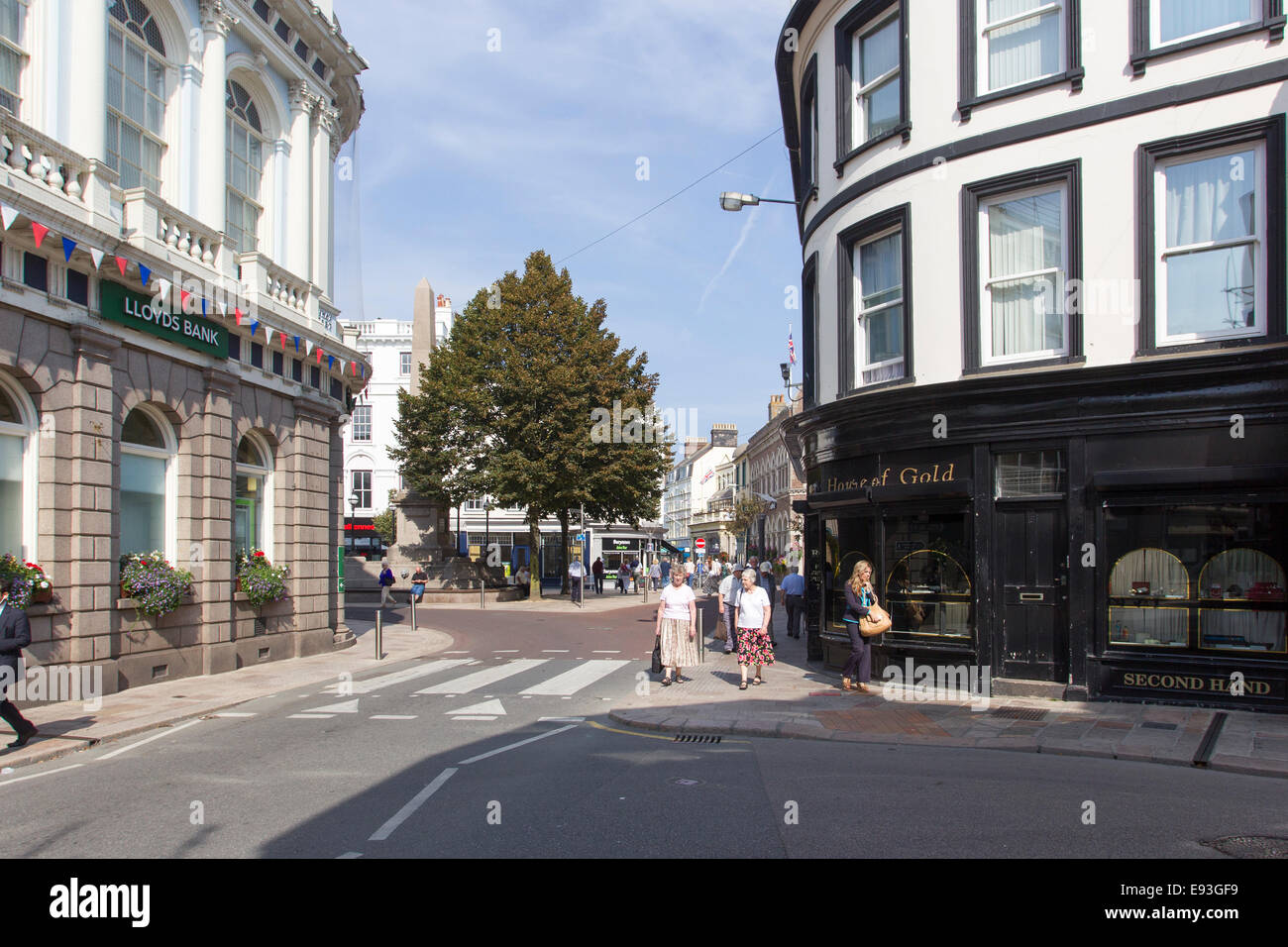 Lloyds Bank & House of Gold St Helier Jersey The Channel Islands Stock  Photo - Alamy