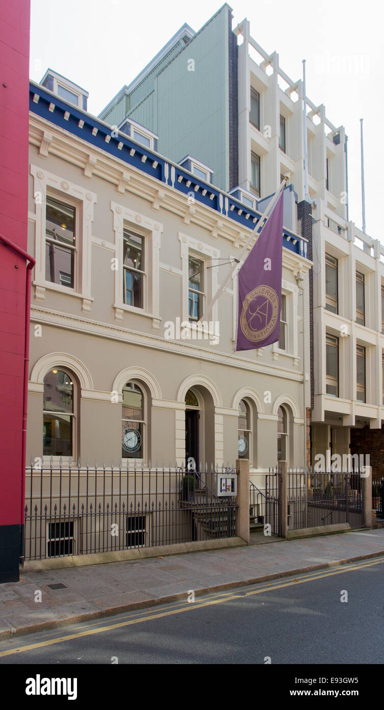 CCA Galleries International Royal Court Chambers 10 Hill Street St Helier  Stock Photo - Alamy