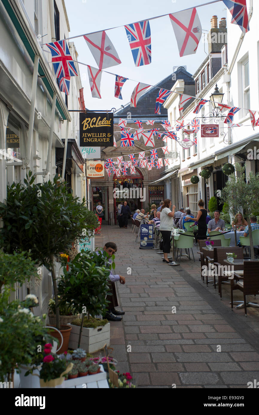 Market street st helier channel hi-res stock photography and images - Alamy