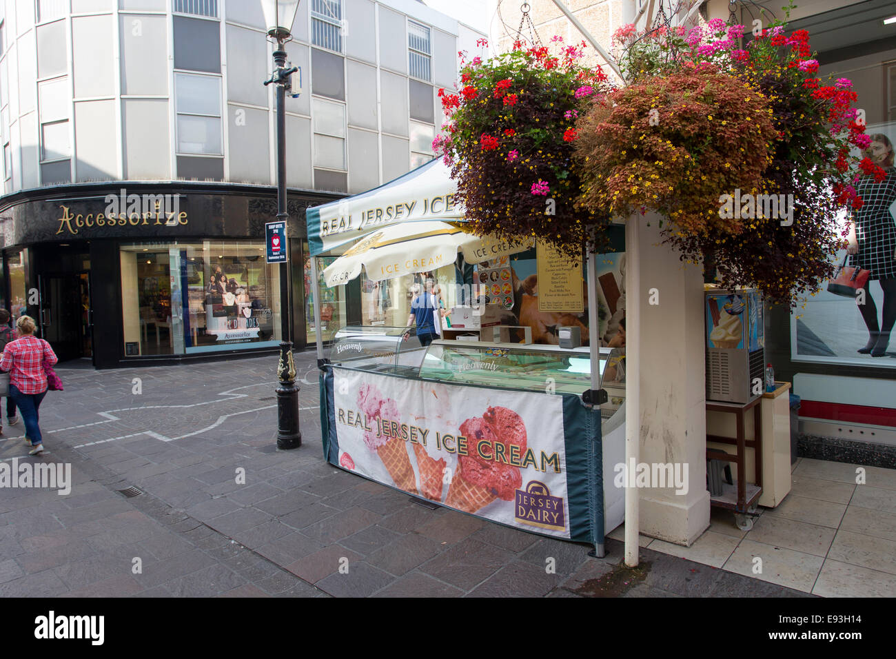 Accessorize & Real Jersey Ice Cream Stand St Helier Jersey The Channel