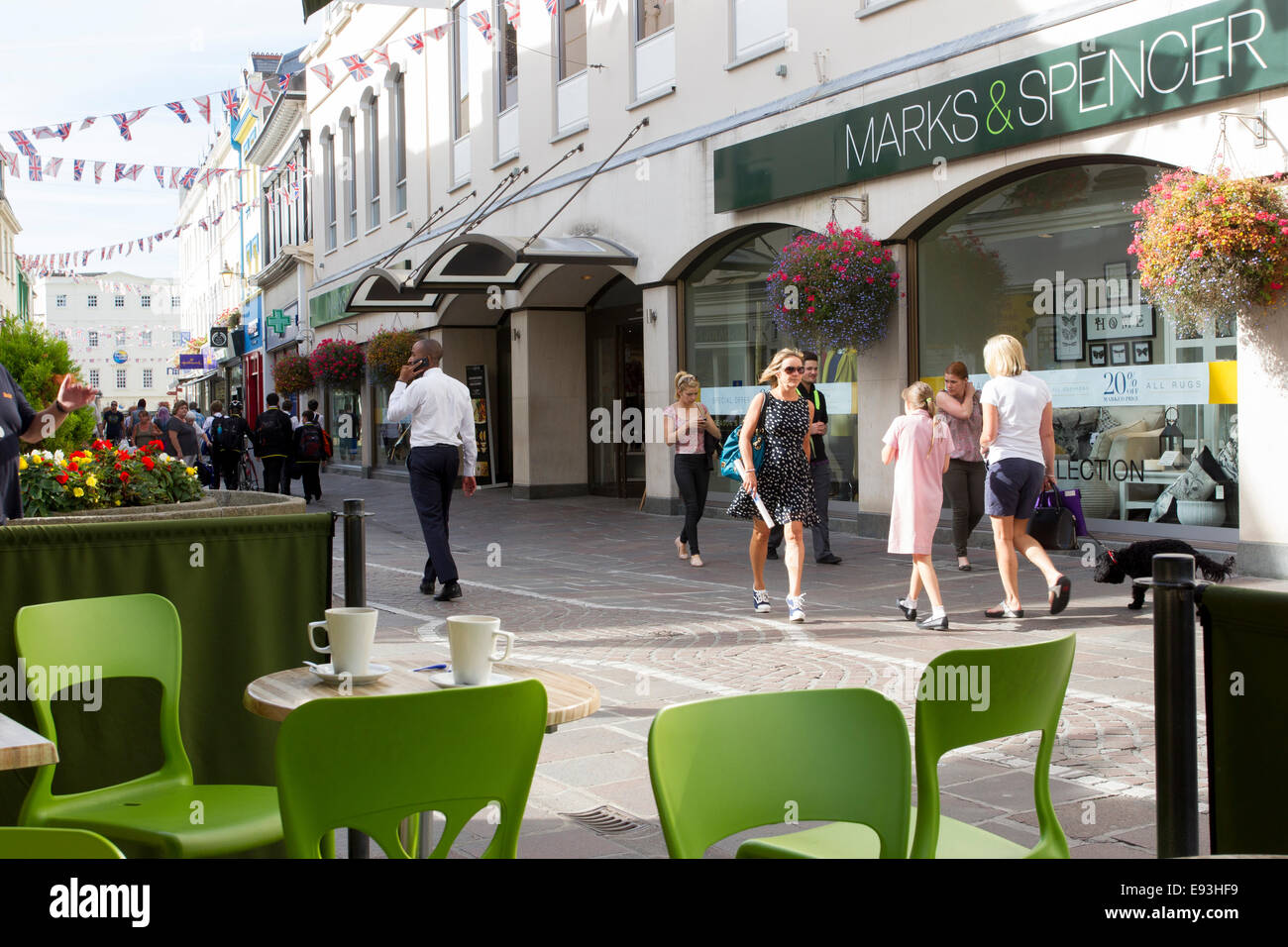 Marks & Spencer St Helier Jersey The Channel Islands Stock Photo - Alamy
