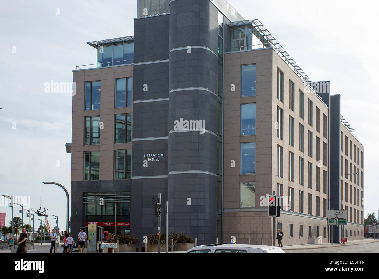 Liberation House Office block St Helier Jersey The Channel Islands