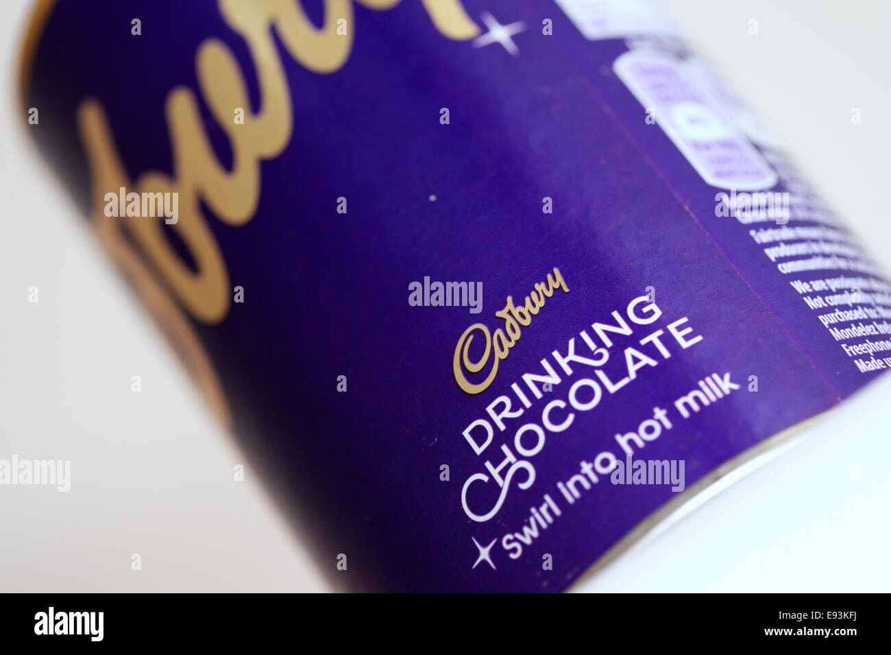 Cadbury drinking chocolate Stock Photo Alamy