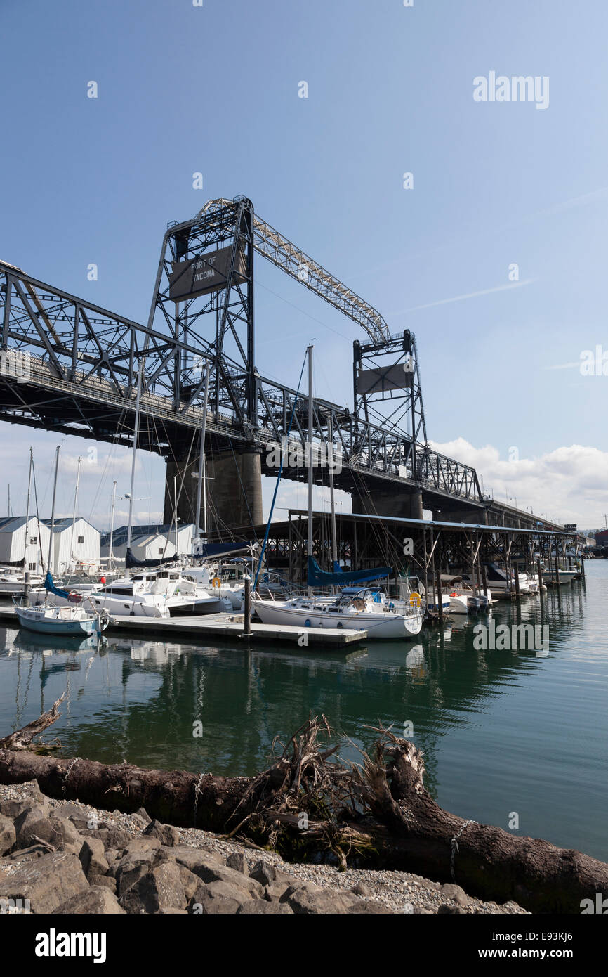 Murray Bridge New Pierce County, Washington, USA. The bridge connects