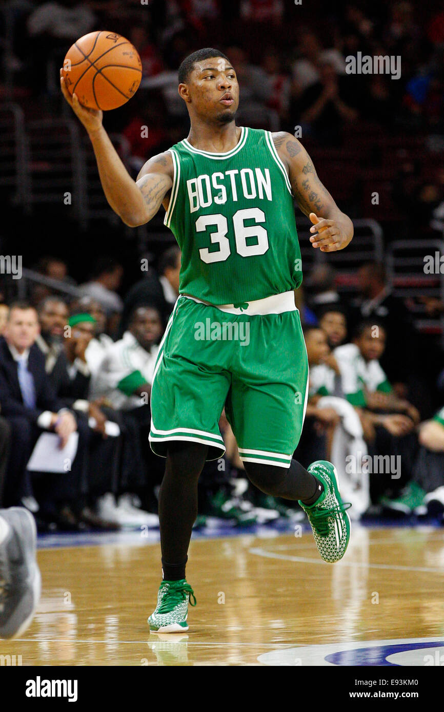 October 16 14 Boston Celtics Guard Marcus Smart 36 In Action Stock Photo Alamy