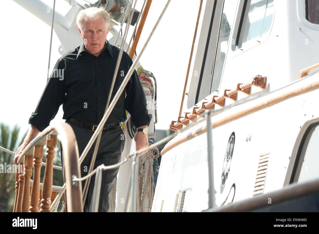 Marina Del Rey, California, USA. 18th Oct, 2014. Actor and activist Martin Sheen at the christening of Sea Shepherd Conservation Society USA's newest vessel, named the Martin Sheen. In addition to christening the ship and announcing its name, Sea Shepherd also announced an upcoming marine conservation campaign in which the new Martin Sheen vessel will be used. Credit:  Jonathan Alcorn/ZUMA Wire/Alamy Live News Stock Photo