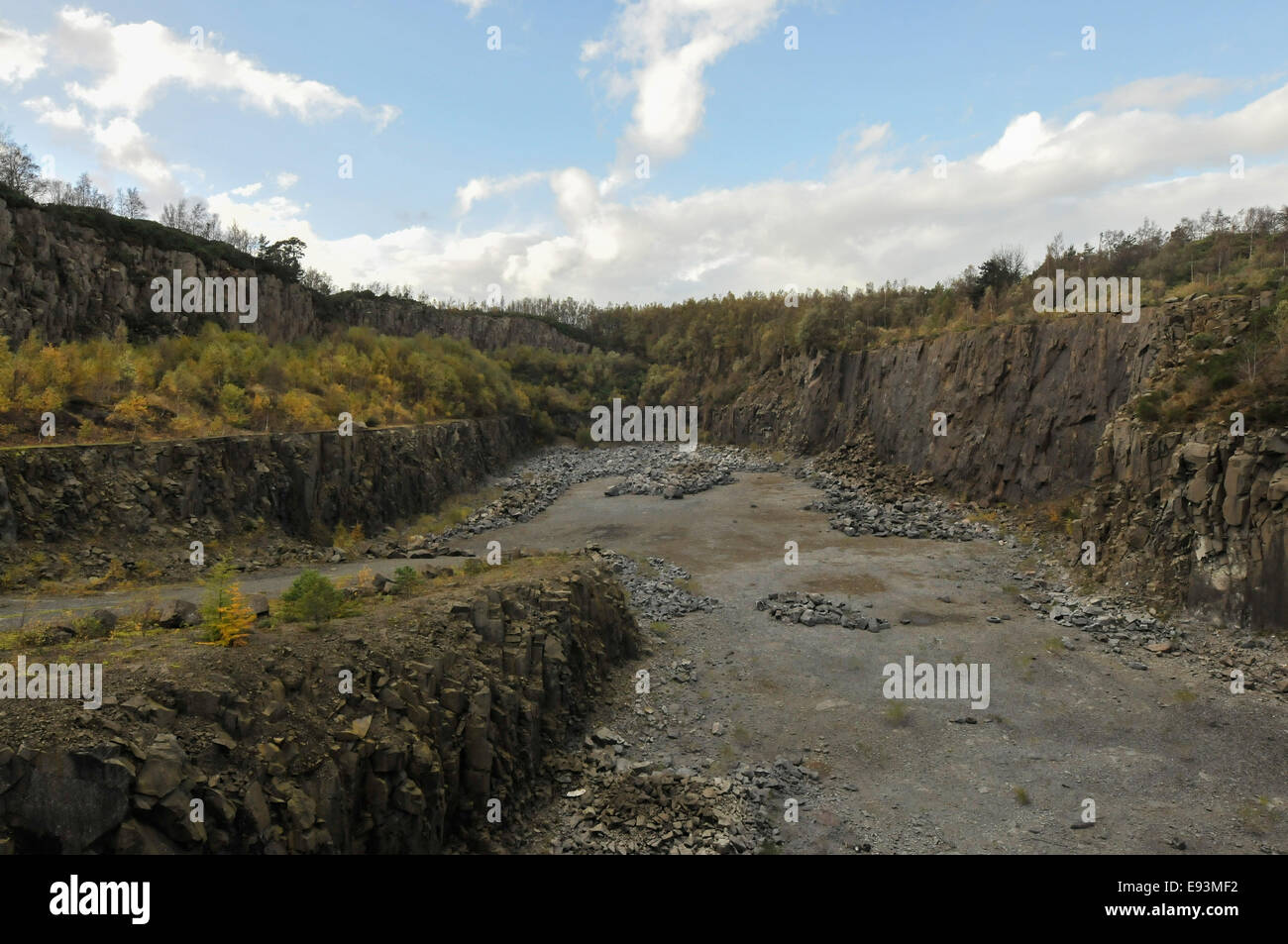 View of the Cambusbarron Quarry, Stirling, Scotland, UK Stock Photo Alamy