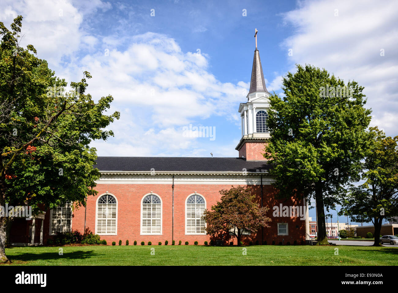 First Baptist Church, 525 South Avenue, Springfield, Missouri Stock