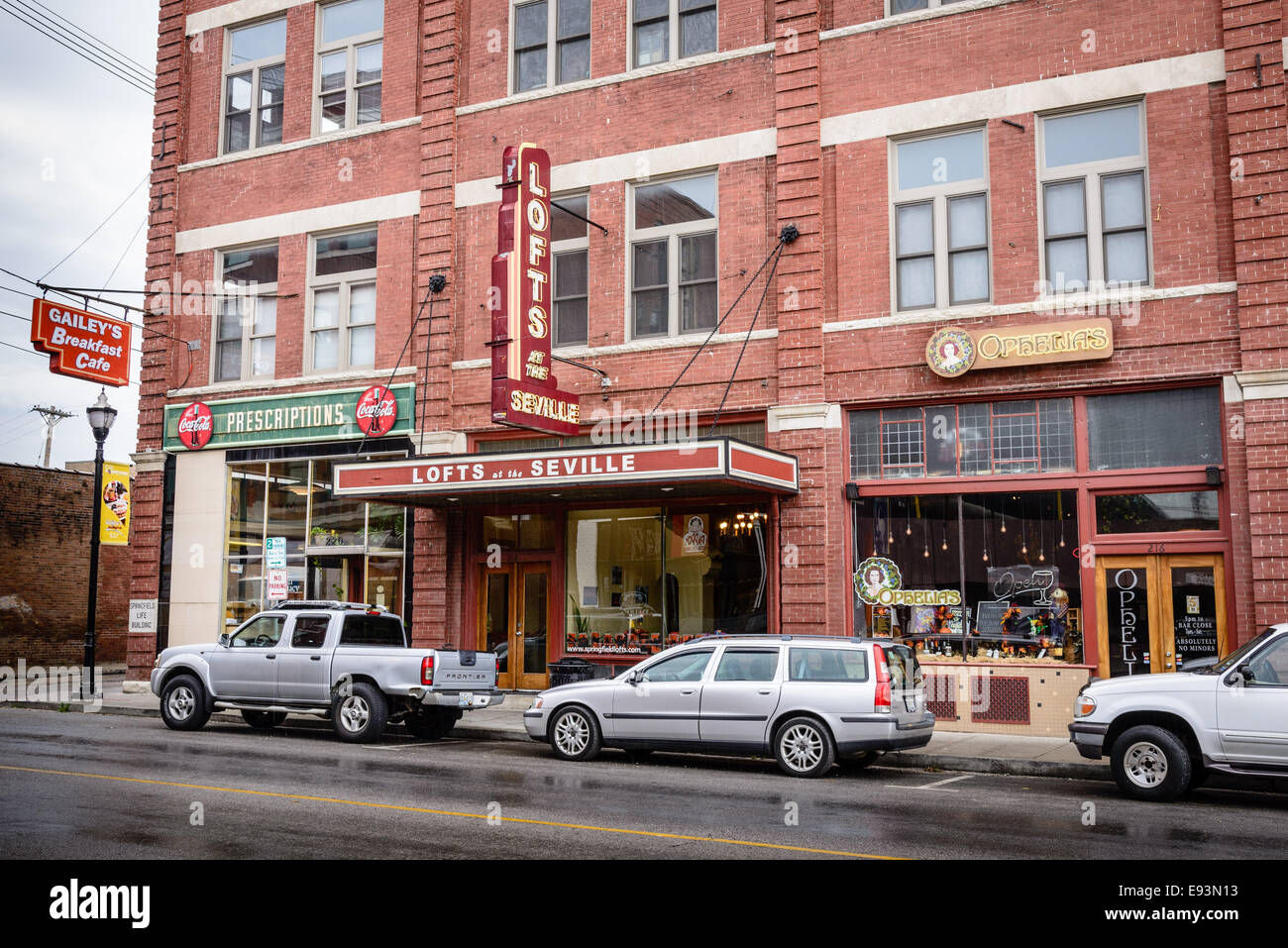 Springfield Lofts, historic Seville Hotel, 218 East Walnut Street