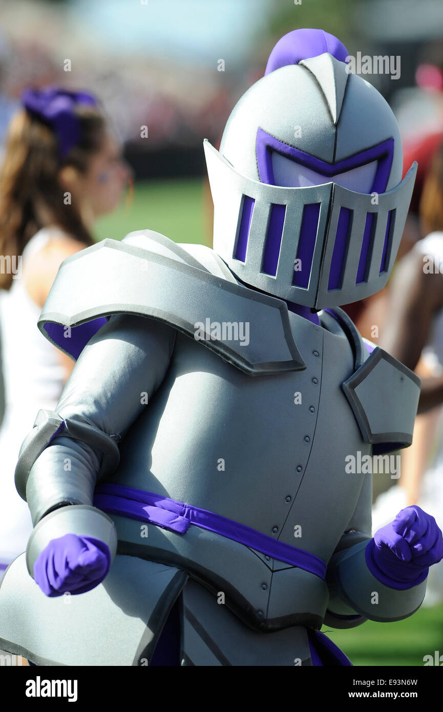 October 18, 2014 Columbia, South Carolina, USA .Furman mascot
