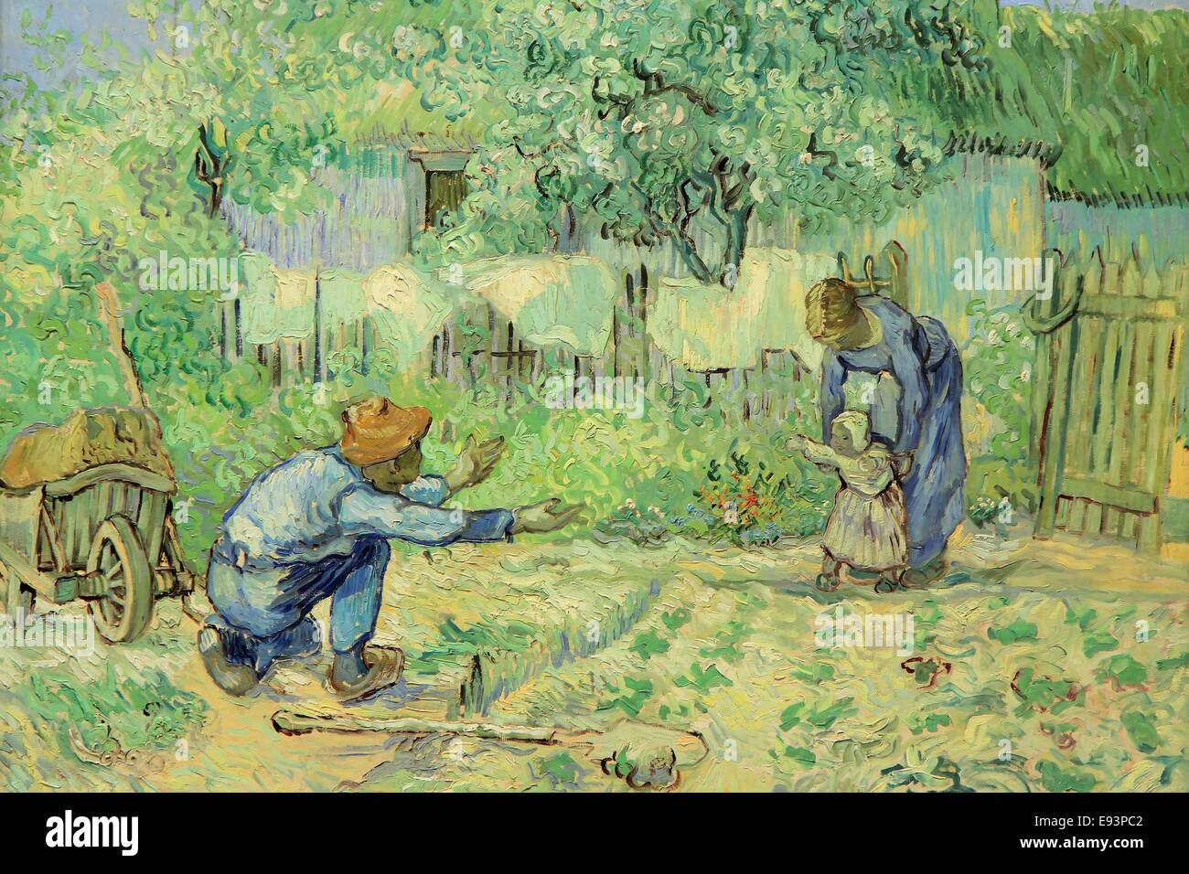 First steps, Vincent Van Gogh, 1890, Metropolitan Museum of Art, New