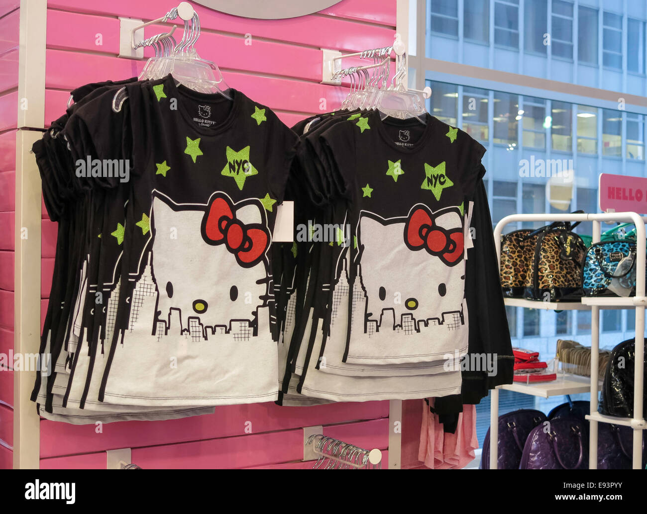 Hello Kitty brand merchandise at the Sanrio store in Times Square in New  York Stock Photo - Alamy