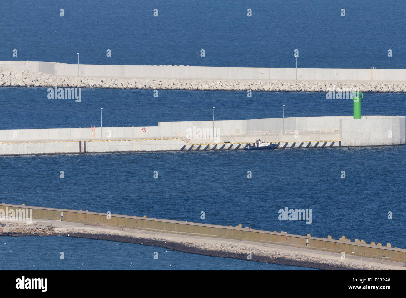 LNG terminal Swinoujscie, Poland Stock Photo