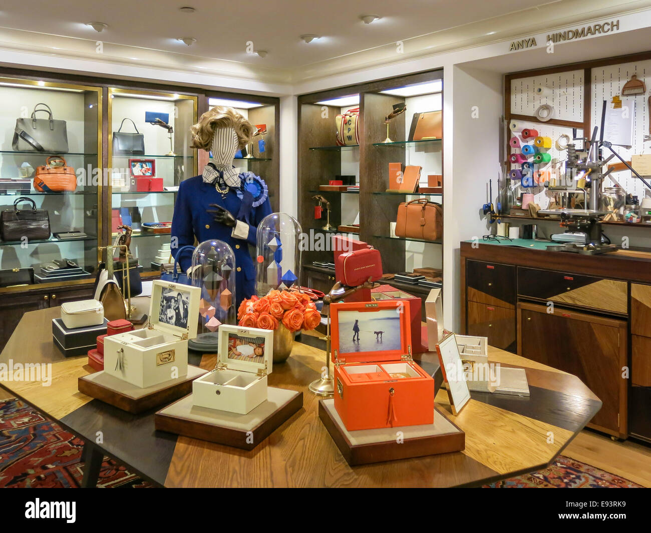 Bergdorf Goodman Luxury Department Store Display, NYC Stock Photo