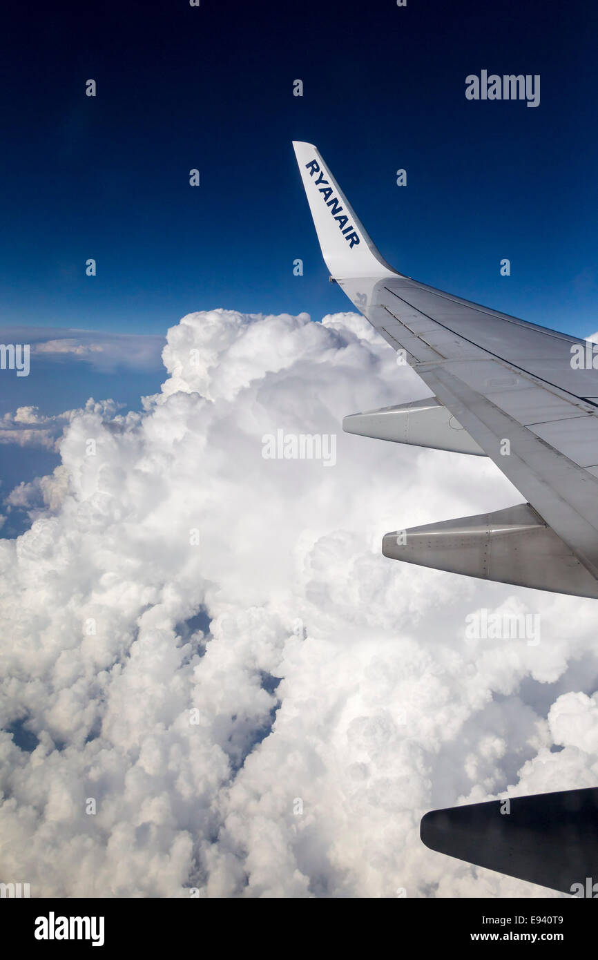 Ryanair Boeing 737800 in Flight to Paphos Cyprus Stock Photo Alamy