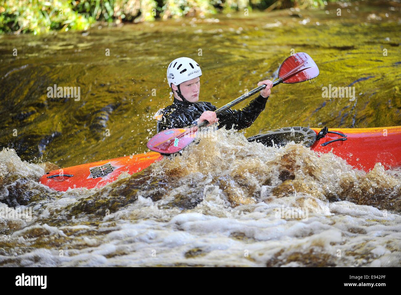 Stock Photo - Kayaking competition, Buncrana, County Donegal, Ireland.  ©George Sweeney /Alamy Stock Photo