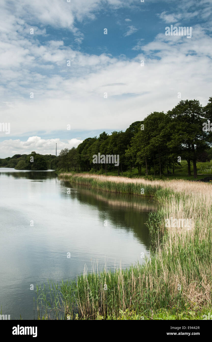 over Emily-moor Yorkshire Wakefield Stock Photo