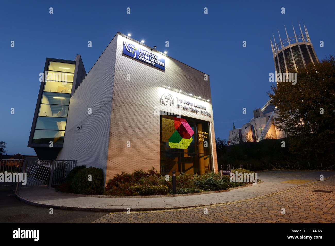 The John Lennon Art and Design Building Liverpool at John Moores