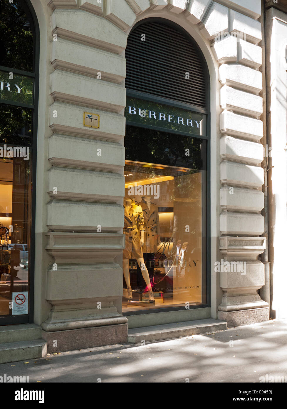 Burberry fashion store on Andrássy Avenue, Budapest, Hungary Stock Photo -  Alamy