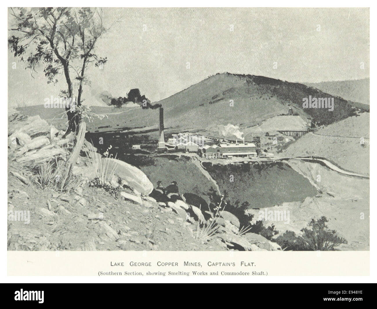 CARNE(1899) p033 LAKE COPPER MINES, CAPTAIN'S FLAT Stock Photo