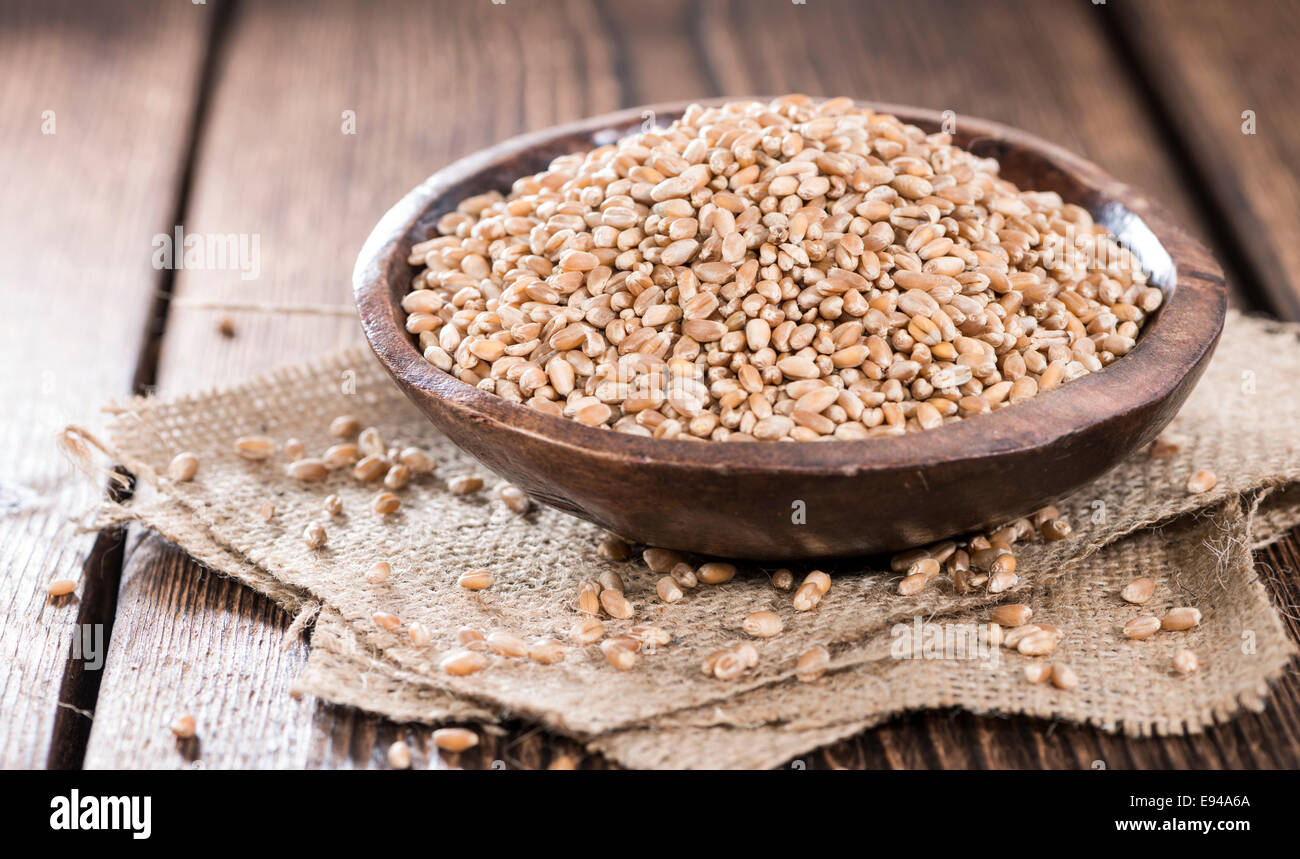 Wheat grains close up hi-res stock photography and images - Alamy