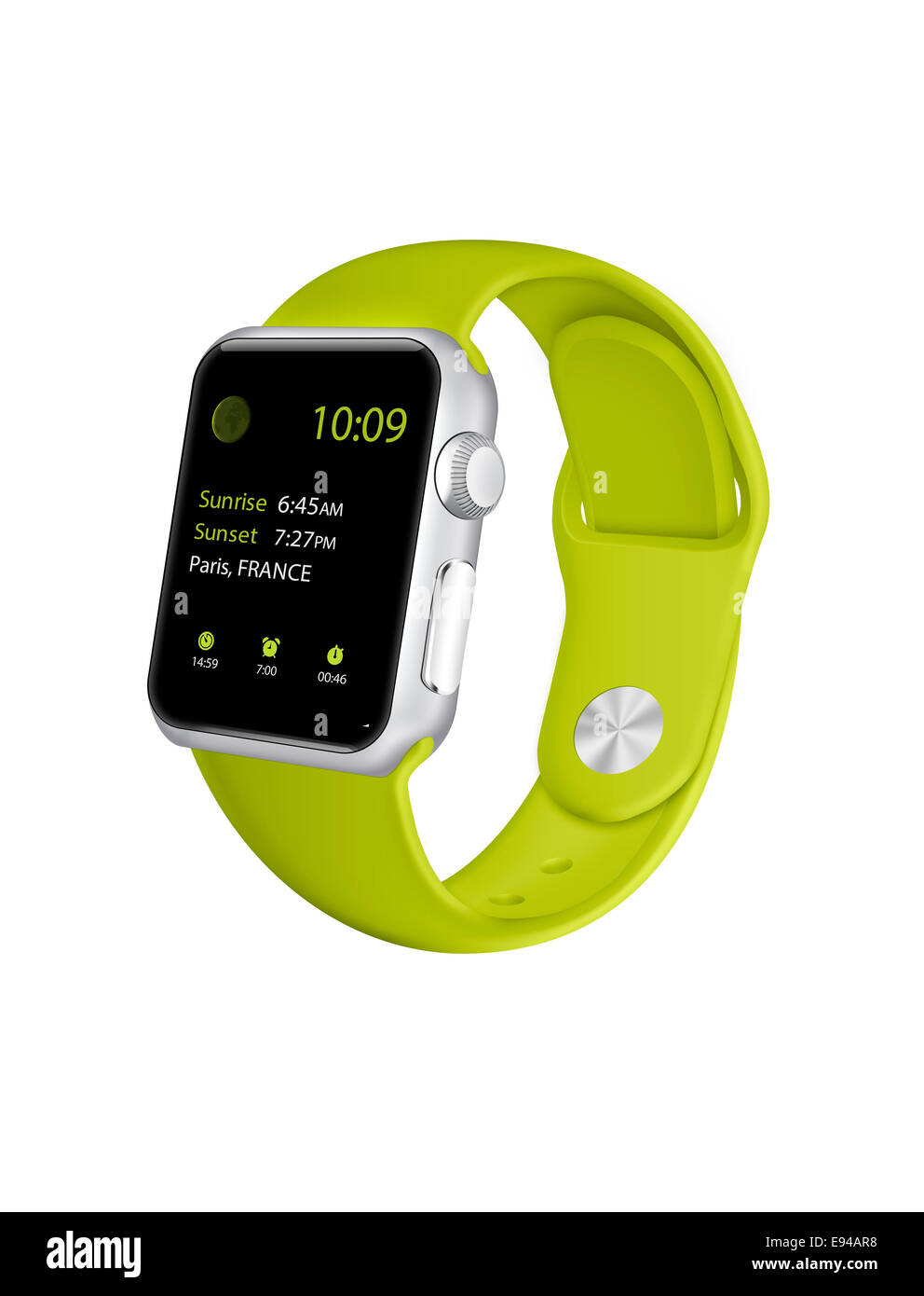 Apple watch green screen hi res stock photography and images Alamy