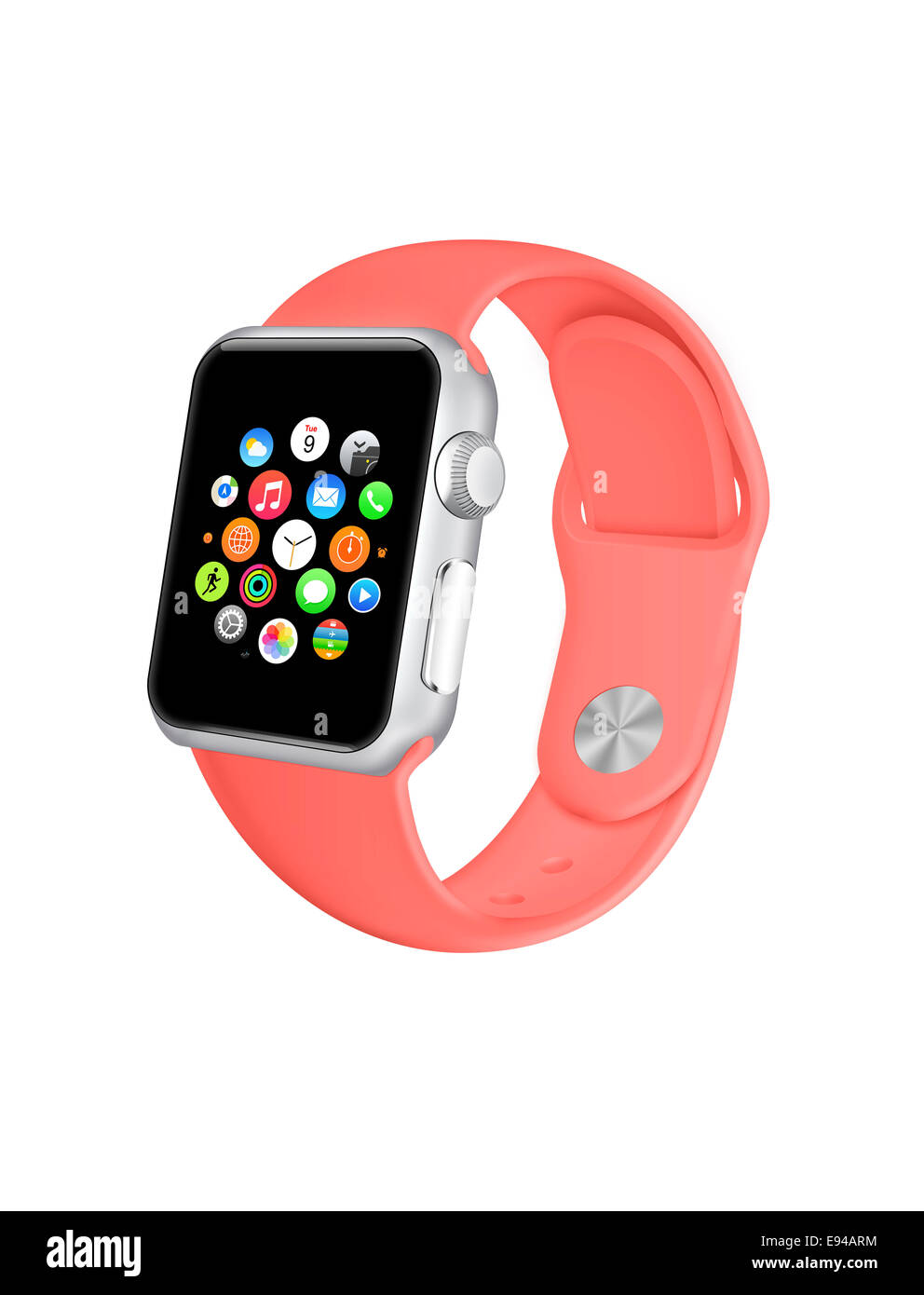 Apple Watch Iwatch Home Screen High Resolution Stock Photography And Images Alamy