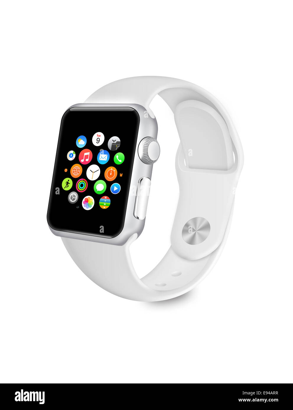 Apple Watch Iwatch Home Screen High Resolution Stock Photography And Images Alamy