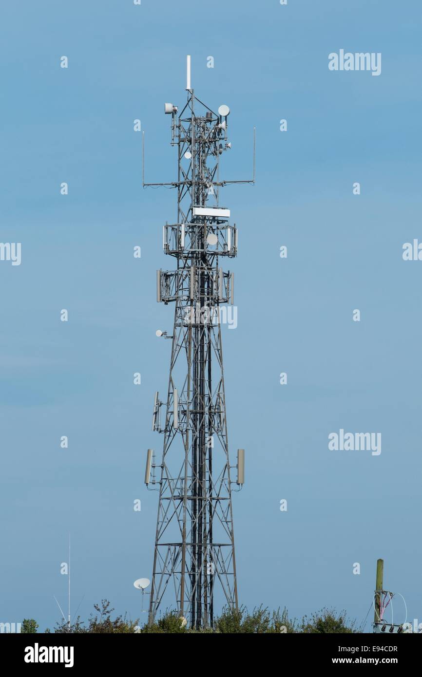 Mobile phone mast Stock Photo