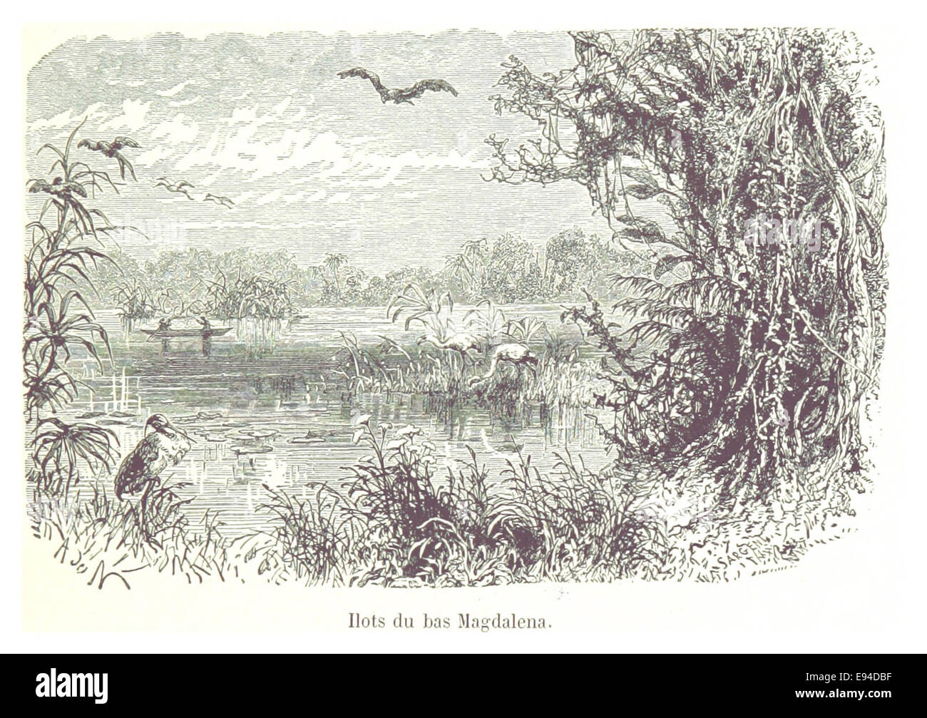 An 1866 illustration from *Le Canal de Panama*, page 277, depicting the ...