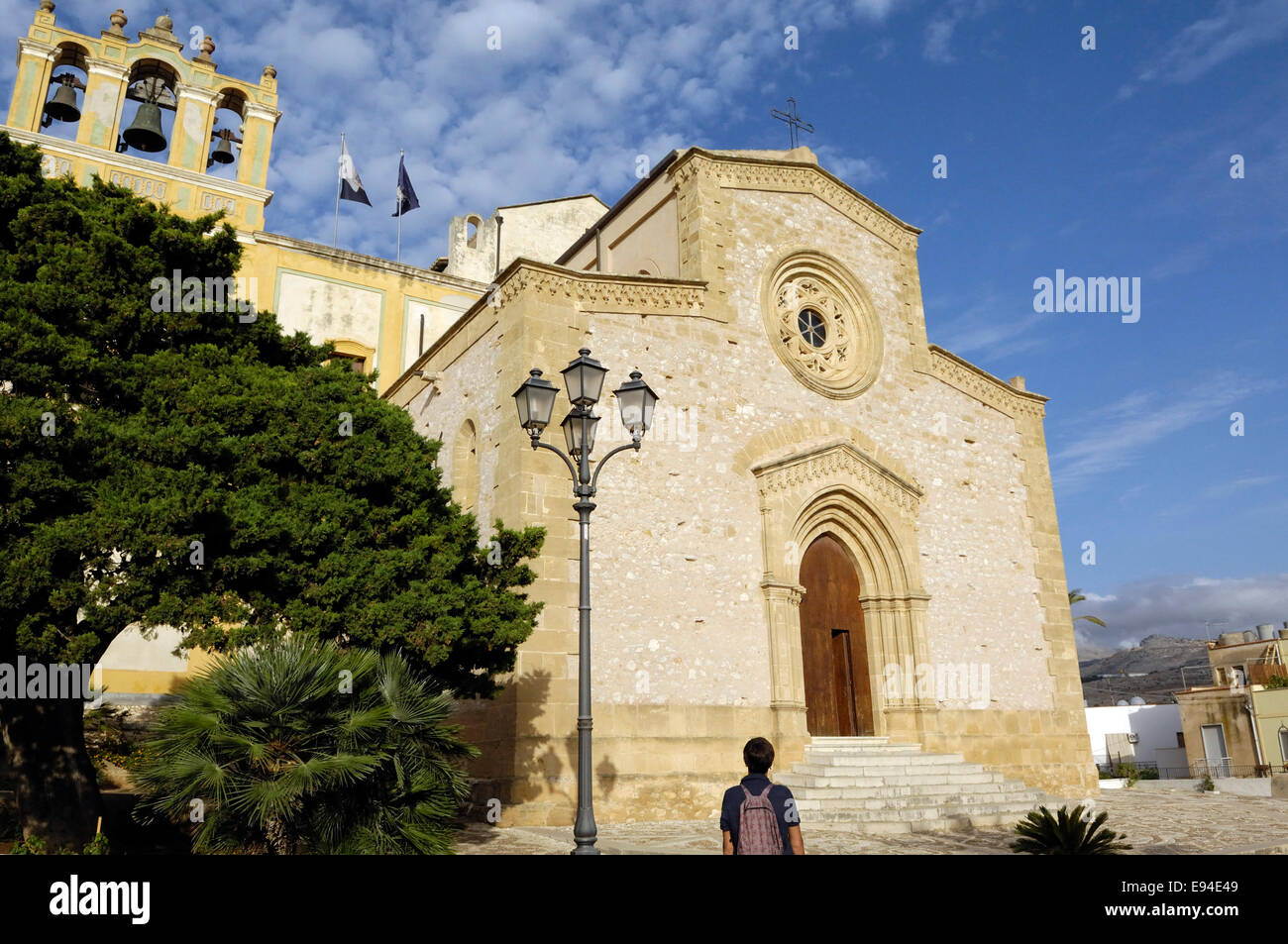 sanctuary of Maria Santissima of Custonaci, Sicily Stock Photo