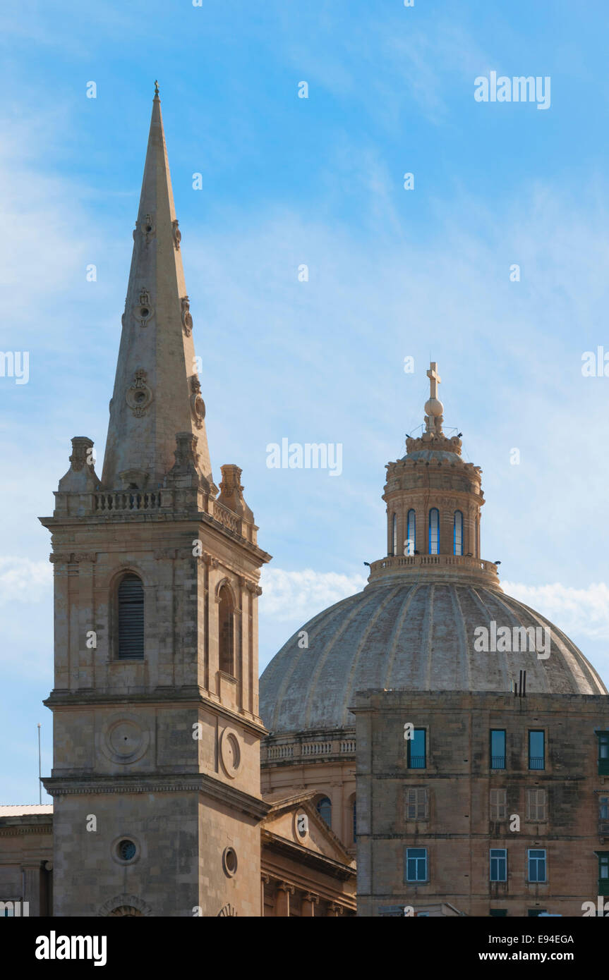 Valletta, the capital of Malta and the European Capital of Culture for 2018 Stock Photo