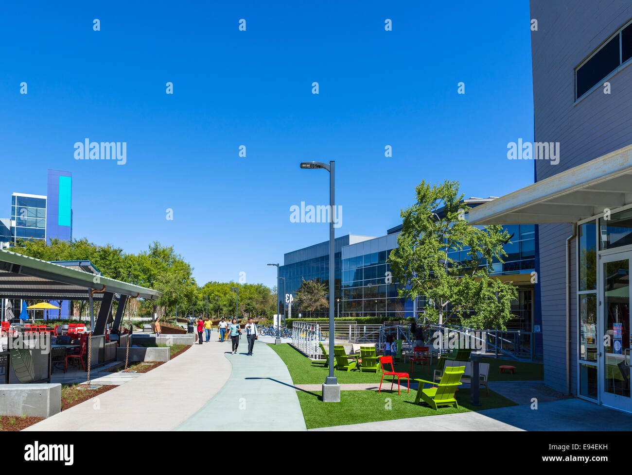 Google Head Office Campus, Mountain View, Californias, USA Stock Photo