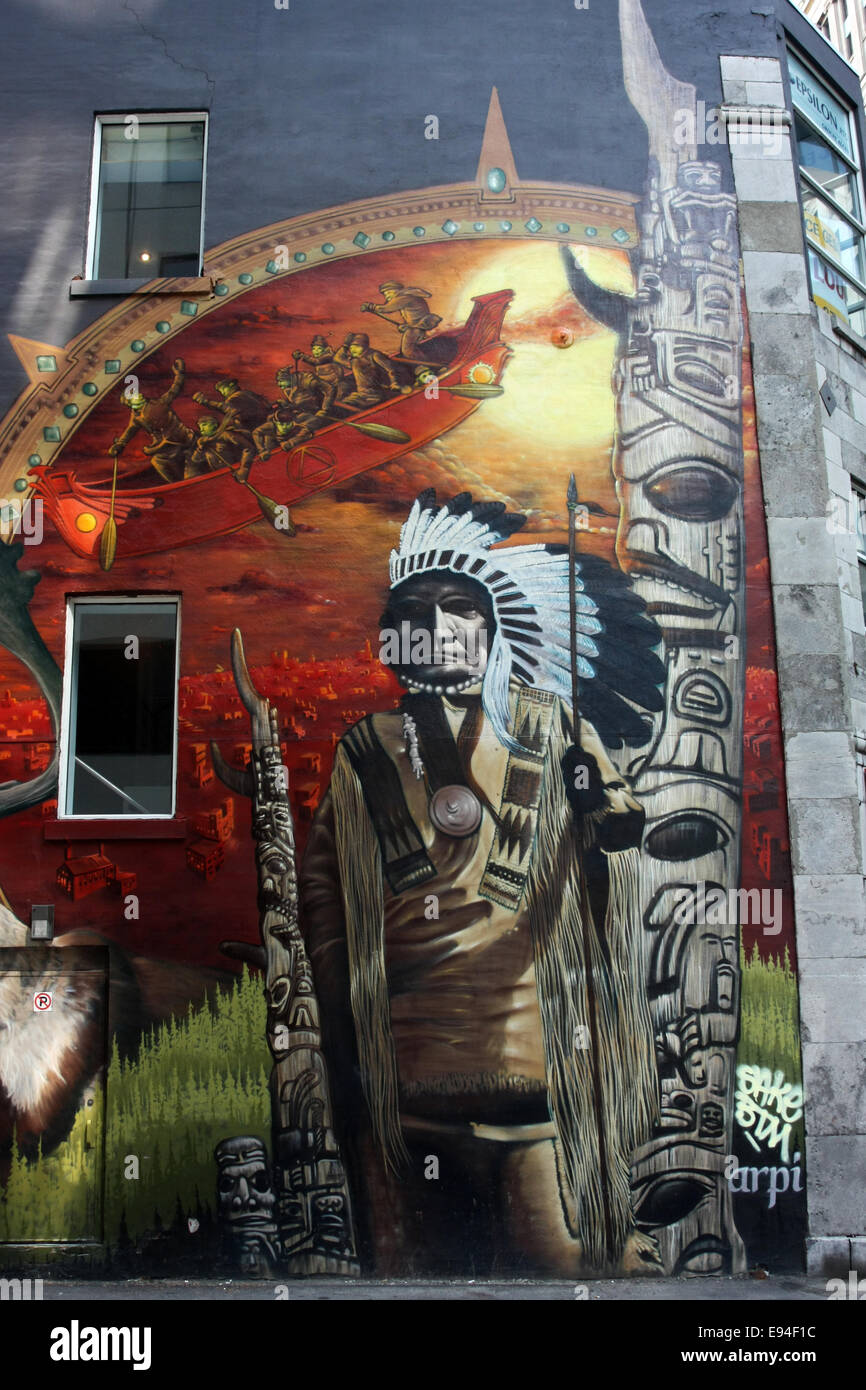 Street Art, Montreal, Canada Stock Photo Alamy