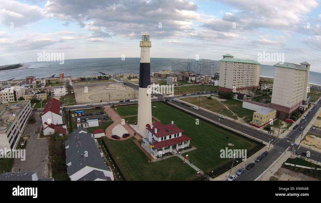 Aerial view of Absecon Lighthouse, New Jersey Stock Photo Alamy