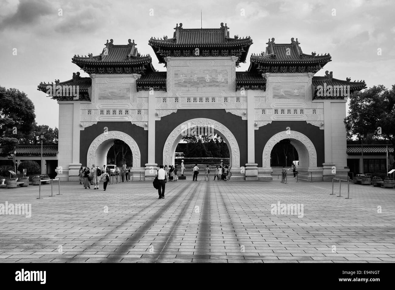 The National Revolutionary Martyrs' Shrine in Taipei, Taiwan, dedicated to the war dead of the Republic of China Stock Photo