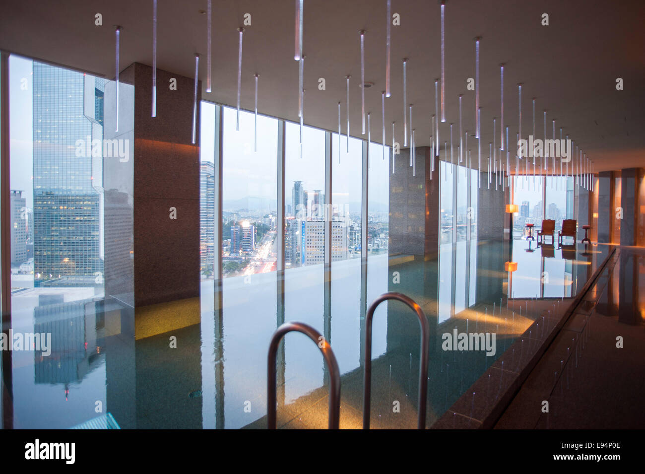 September 5, 2013, Seoul, South Korea Swimming pool at Park Hyatt