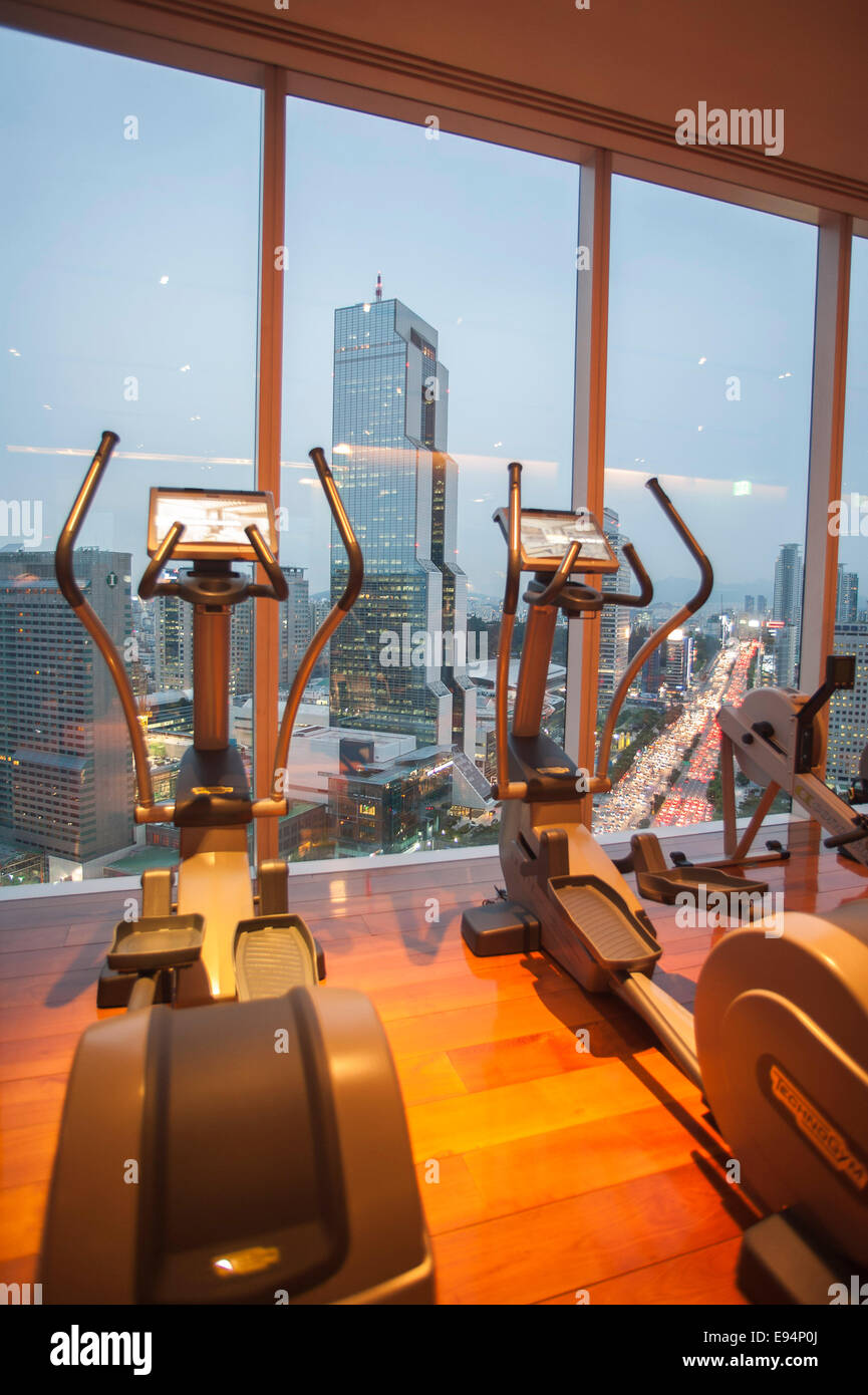 September 5, 2013, Seoul, South Korea Gym at Park Club at the Park