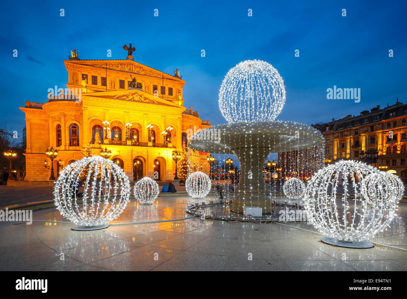 Alte Oper in Frankfurt Stock Photo