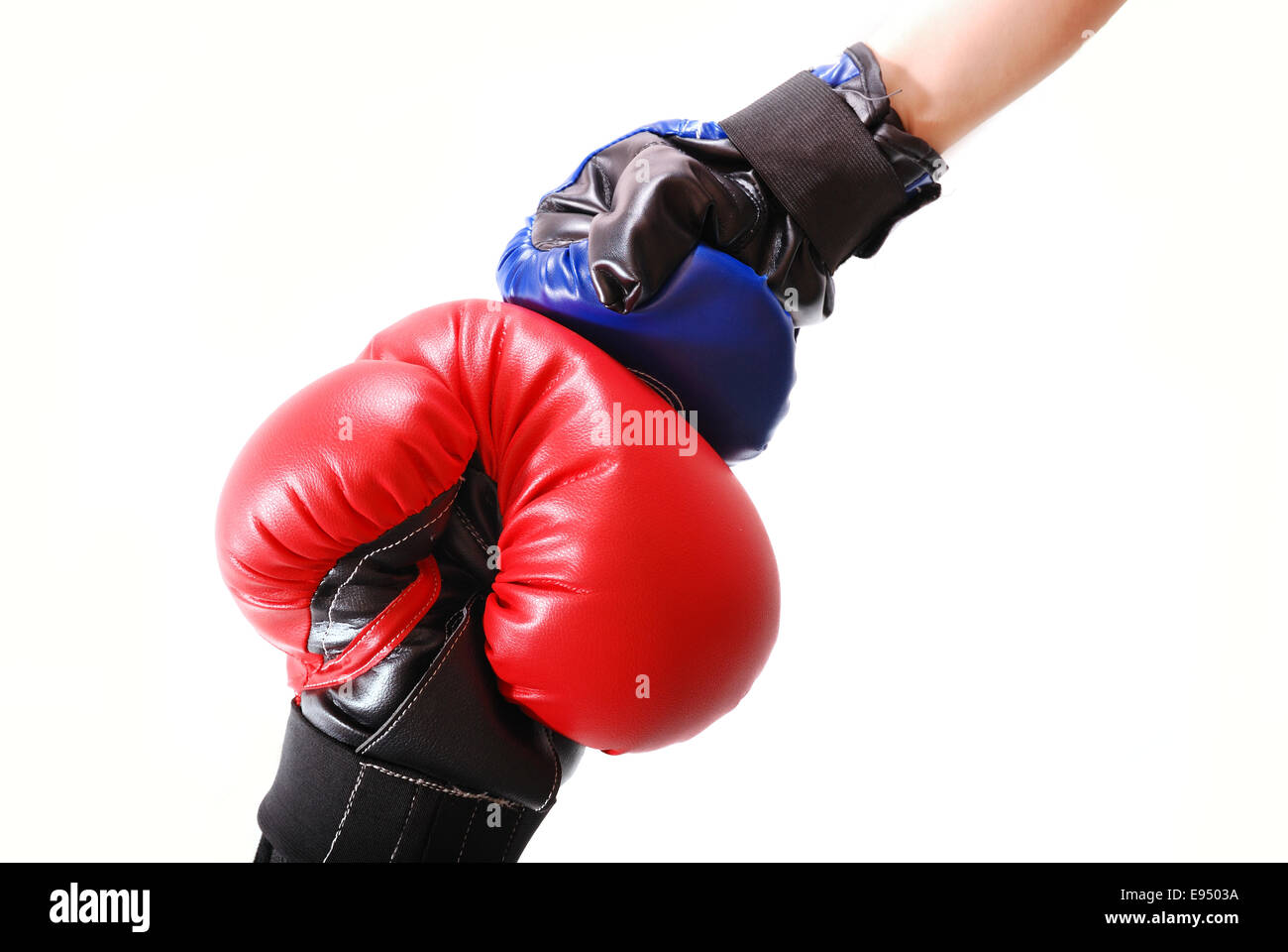 concept with boxing gloves Stock Photo Alamy