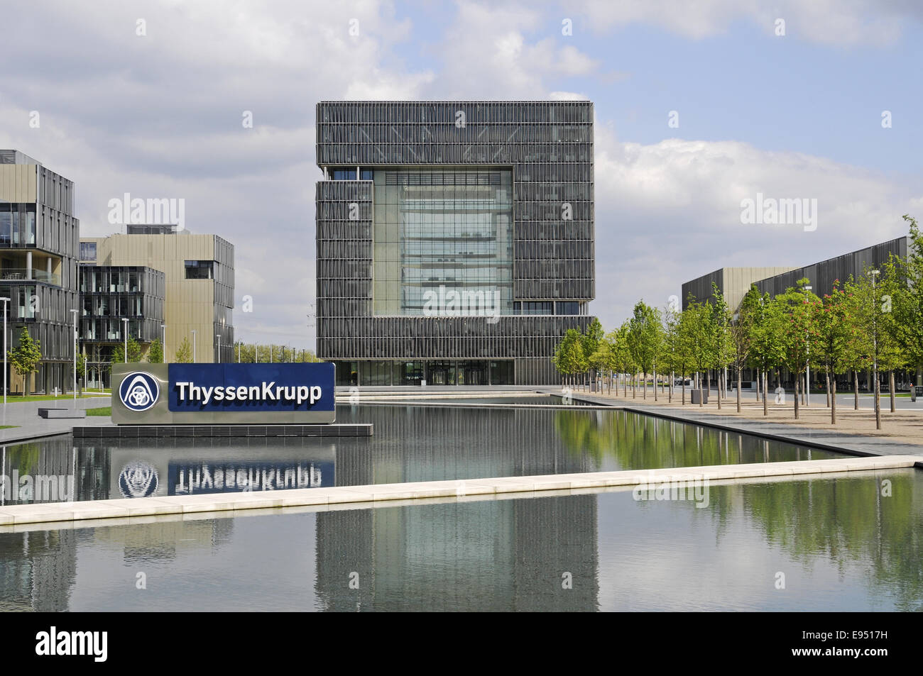 ThyssenKrupp, headquarters, Essen, Germany Stock Photo