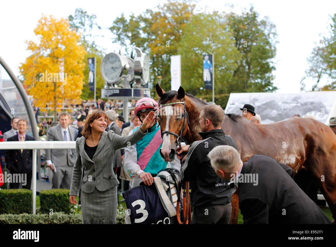 18 10 2014 Ascot Winners Presentation With Lady Jane Cecil And James