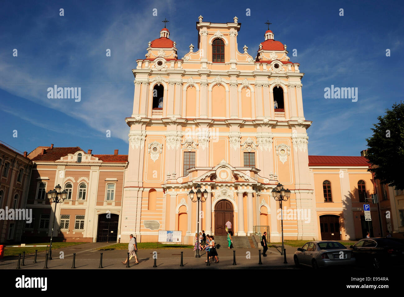 Church of St. Casimir, historic centre, Vilnius County, Lithuania Stock Photo