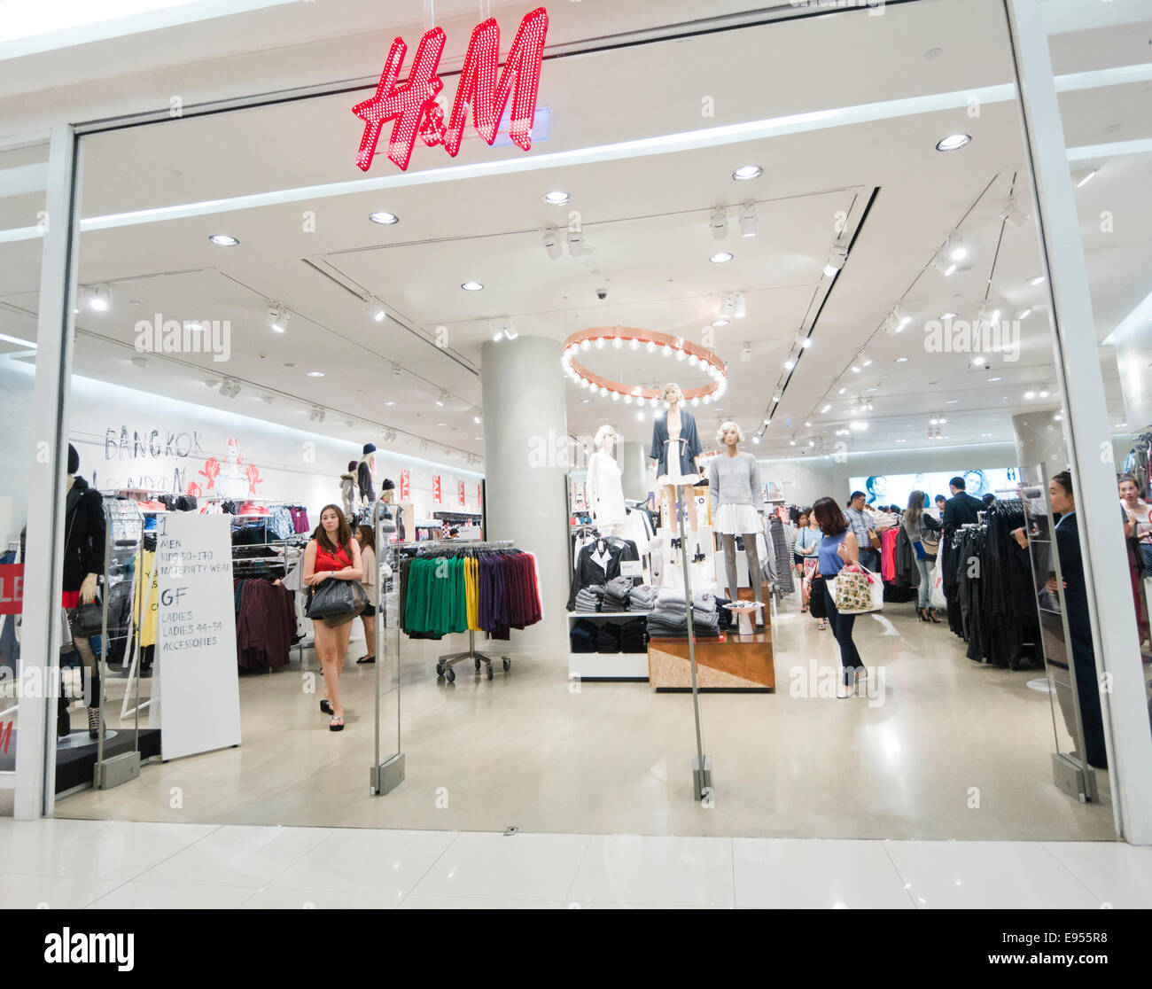 H & M in Bangkok Thailand Stock Photo - Alamy