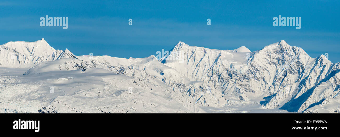 Mt. Gilbert Lewis, Chugach Mountains, Alaska, USA Stock Photo