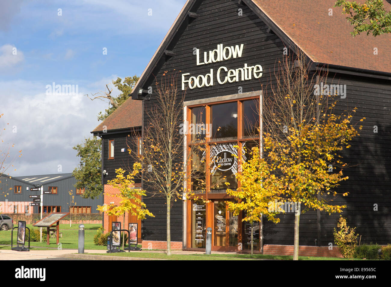 The Ludlow Food Centre, Bromfield near the market town of Ludlow, England, UK Stock Photo
