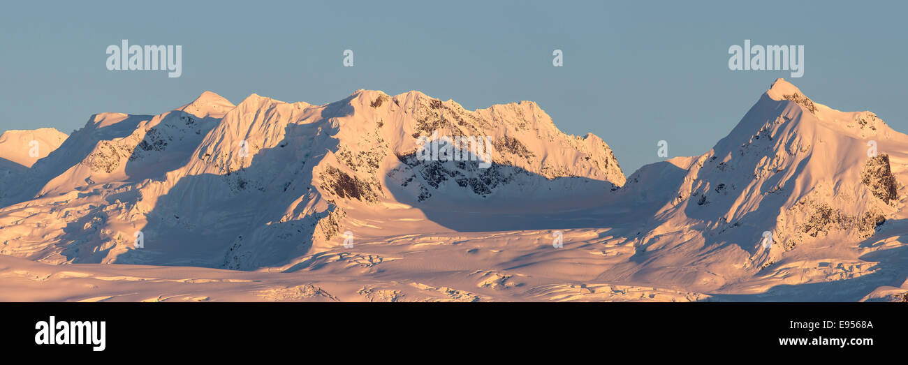 Chugach Mountains, Alaska, USA Stock Photo