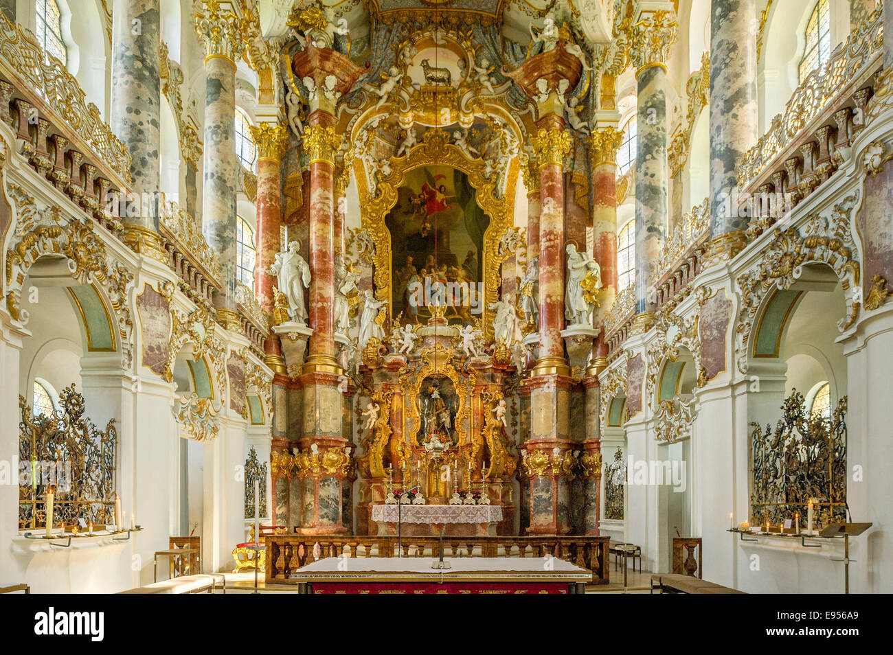 High Altar Bavaria Stock Photos High Altar Bavaria Stock - 